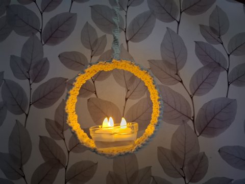 Handmade Micrame Show Piece