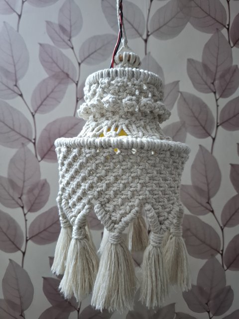 Handmade Micrame Night Lamp