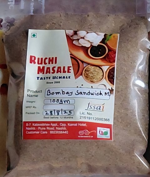 Bombay Sandwich Masala