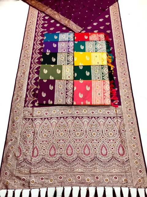 Banarasi soft silk saree