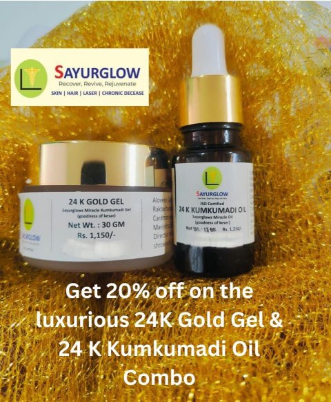 24K Gold Gel + Kumkumadi Oil