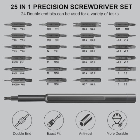 24 In 1 Screw Driver Set