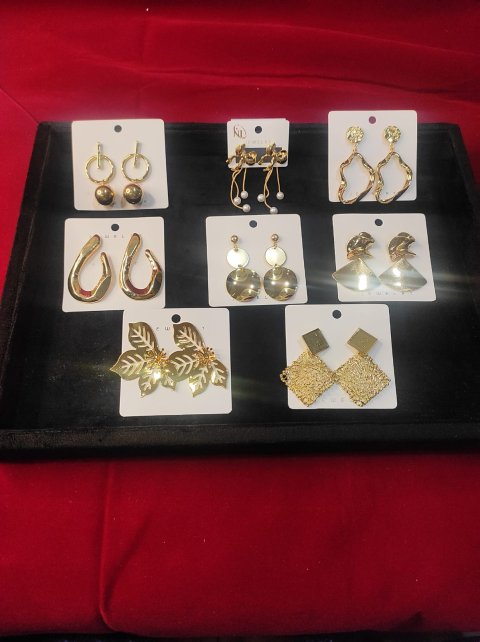 Anti-tarnish earrings