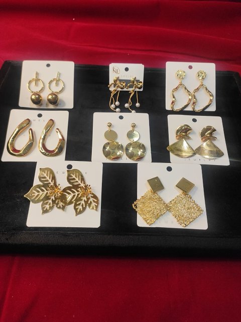 Anti-tarnish earrings