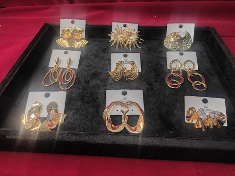 Anti-tarnish earrings