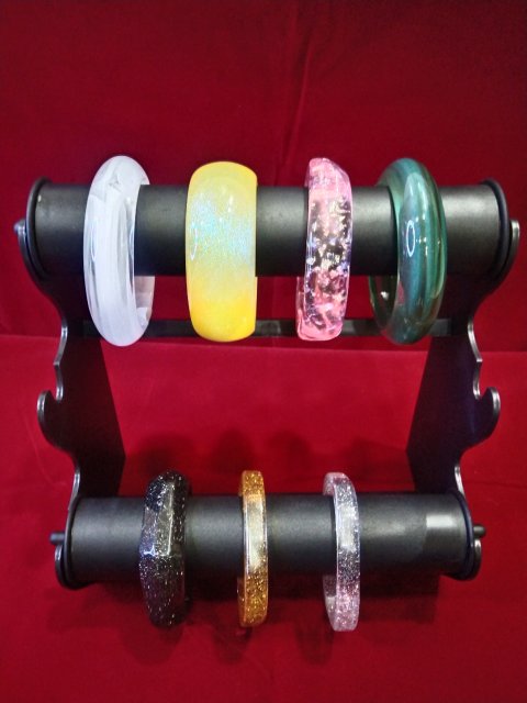 Resin bangles