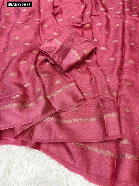 Jute Khadi Silk saree