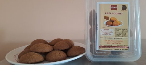 Ragi  jaggery cookies