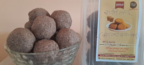 Ragi ladu ( butter scotch flavour )