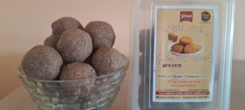Ragi ladu ( Chocolate flavour)