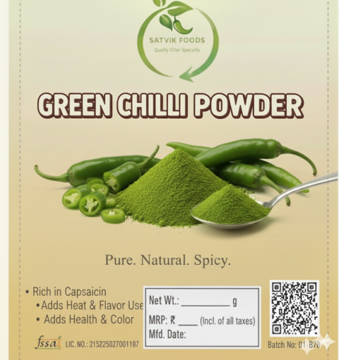 GREEN CHILLI POWDER